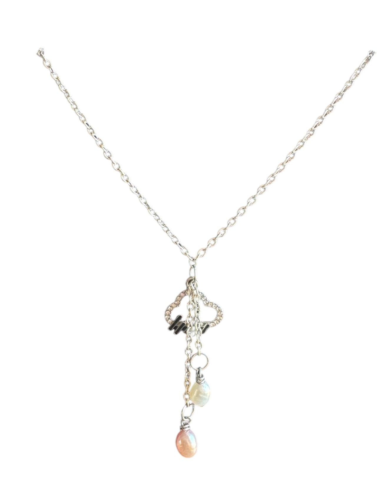 Cloud Rain Drop Necklace